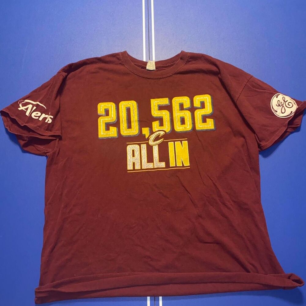 Cool cavs shirt with arm decals from 2015 with nice boxy fi